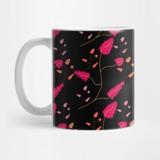 Colorful Simple Flowers Floral Pattern Mug